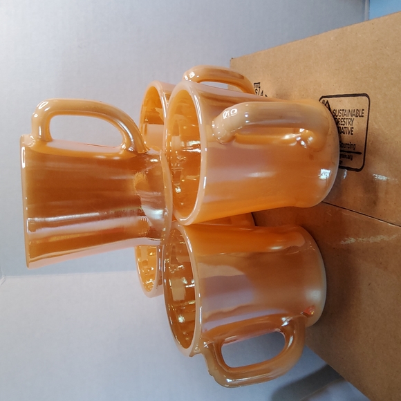 Fire King Other - Fire King by Anchor Hocking Peach lot of five